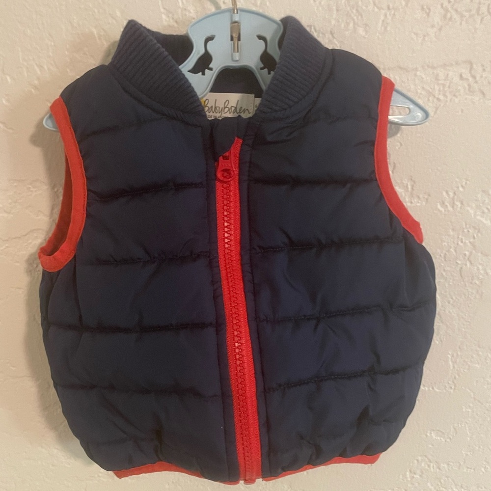 Baby Boden Puffy Vest (6-12 Months)
